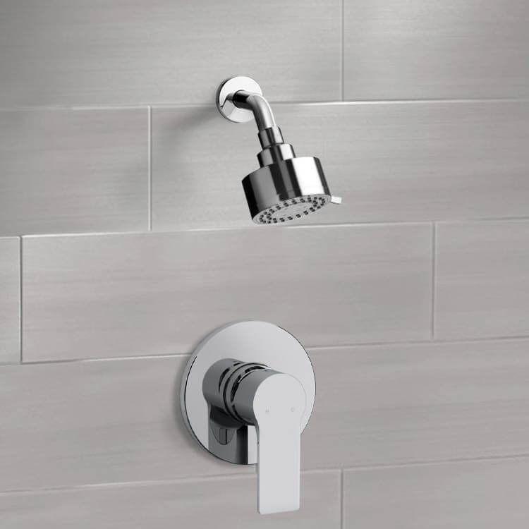 Remer SS51 Chrome Shower Faucet Set with Multi Function Shower Head